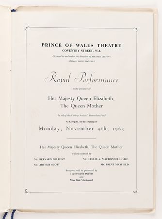 Lot #5077 Beatles Signed 1963 Royal Performance Program - Image 6