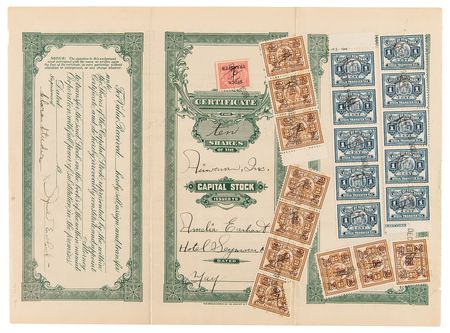 Lot #5087 Amelia Earhart Signed 'Airwoman, Inc.' Stock Certificate - Image 3