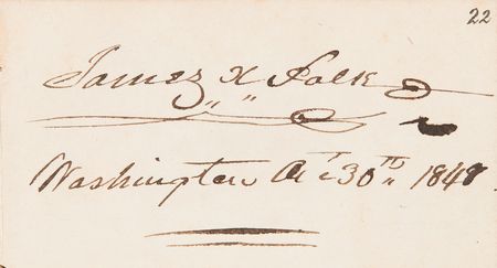 Lot #5014 Four Presidents from the 1840s: Multi-Signed Autograph Book with John Tyler, James K. Polk, Andrew Jackson, and Zachary Taylor - Image 5