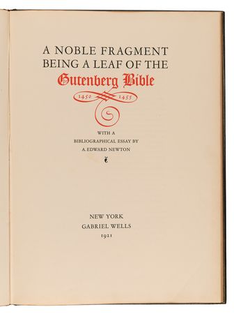 Lot #5038 Gutenberg Bible Leaf (c. 1452/1454) Printing Micah's Messianic Prophecy - Rare Page from the First Printed Book in the West - Image 4