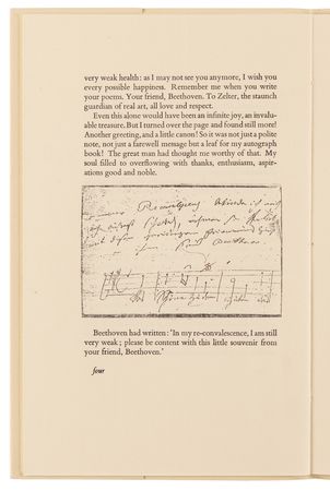 Lot #5071 Ludwig van Beethoven Autograph Letter Signed Twice with Handwritten Musical Quotation from Friedrich von Matthisson's ‘Opferlied’ (Song of Sacrifice) - Image 8