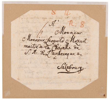 Lot #5069 Wolfgang Amadeus Mozart Autograph Letter Signed, Writing to His Father from Augsburg in October 1777 - 