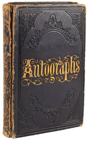 Lot #5024 American Presidents (7) Multi-Signed Autograph Book Dated from 1864 to 1909, Highlighted by the Rare Dual Signatures of Abraham and Mary Lincoln - Image 2