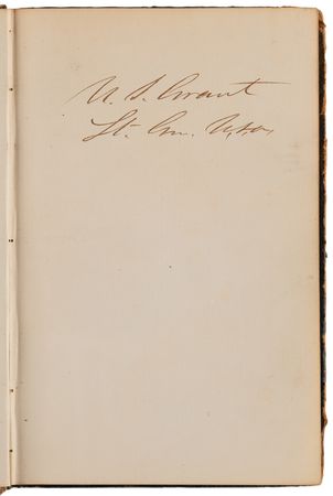 Lot #5024 American Presidents (7) Multi-Signed Autograph Book Dated from 1864 to 1909, Highlighted by the Rare Dual Signatures of Abraham and Mary Lincoln - Image 4