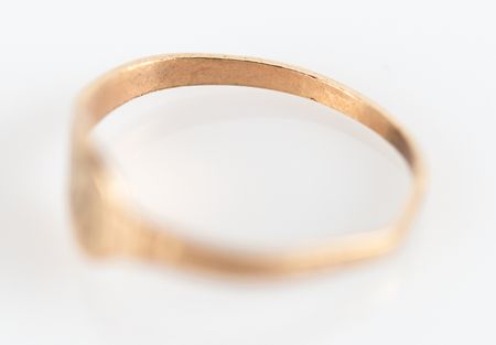 Lot #5033 John F. Kennedy 10k Gold Christening Ring - Image 8