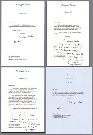Lot #5037 Jimmy Carter Correspondence Archive of (70) Signed Letters with Broad-Ranging Subject Matter on Religion, Israel and Palestine, Trump, Putin, Baseball, His Health, Billy Carter, and Much More - Image 2