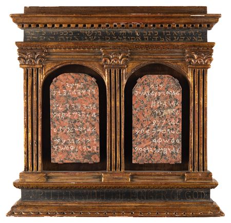 Lot #5092 Cecil B. DeMille's Personally-Owned Ten Commandments Granite Tablets - Image 1