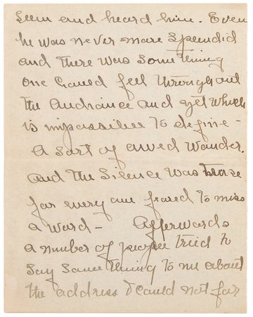 Lot #5030 Woodrow Wilson: Family Correspondence Archive with President Wilson's 1917 'War Message' Cue Cards, Letters by Woodrow Wilson, Edith Bolling Wilson, and Others - 125+ Pieces - Image 11