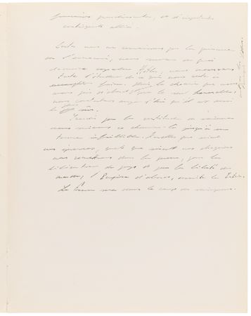 Lot #5067 Charles de Gaulle Handwritten Manuscript on Hitler and World War II: 