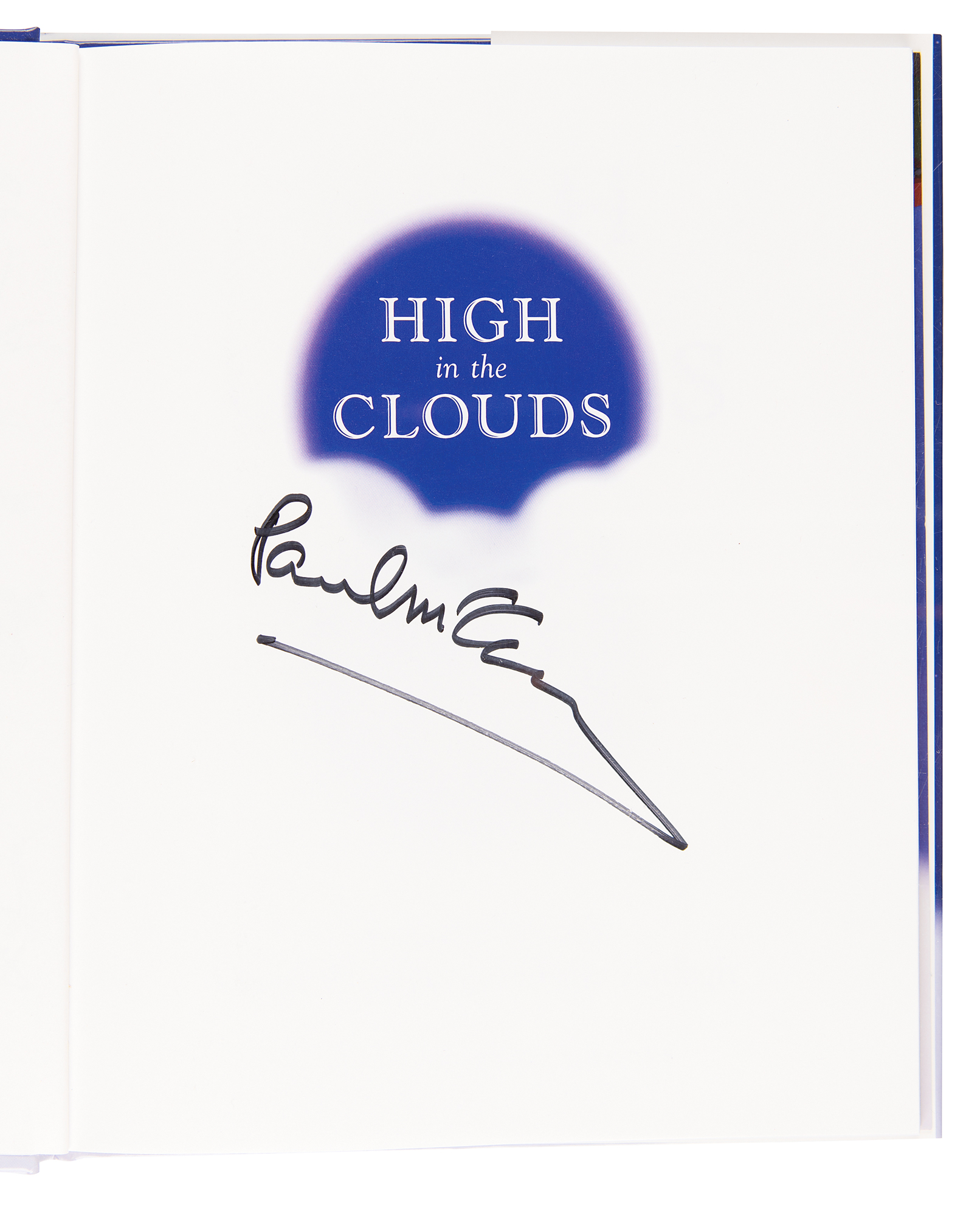 Beatles: Paul McCartney Signed Book - High in the Clouds | RR Auction
