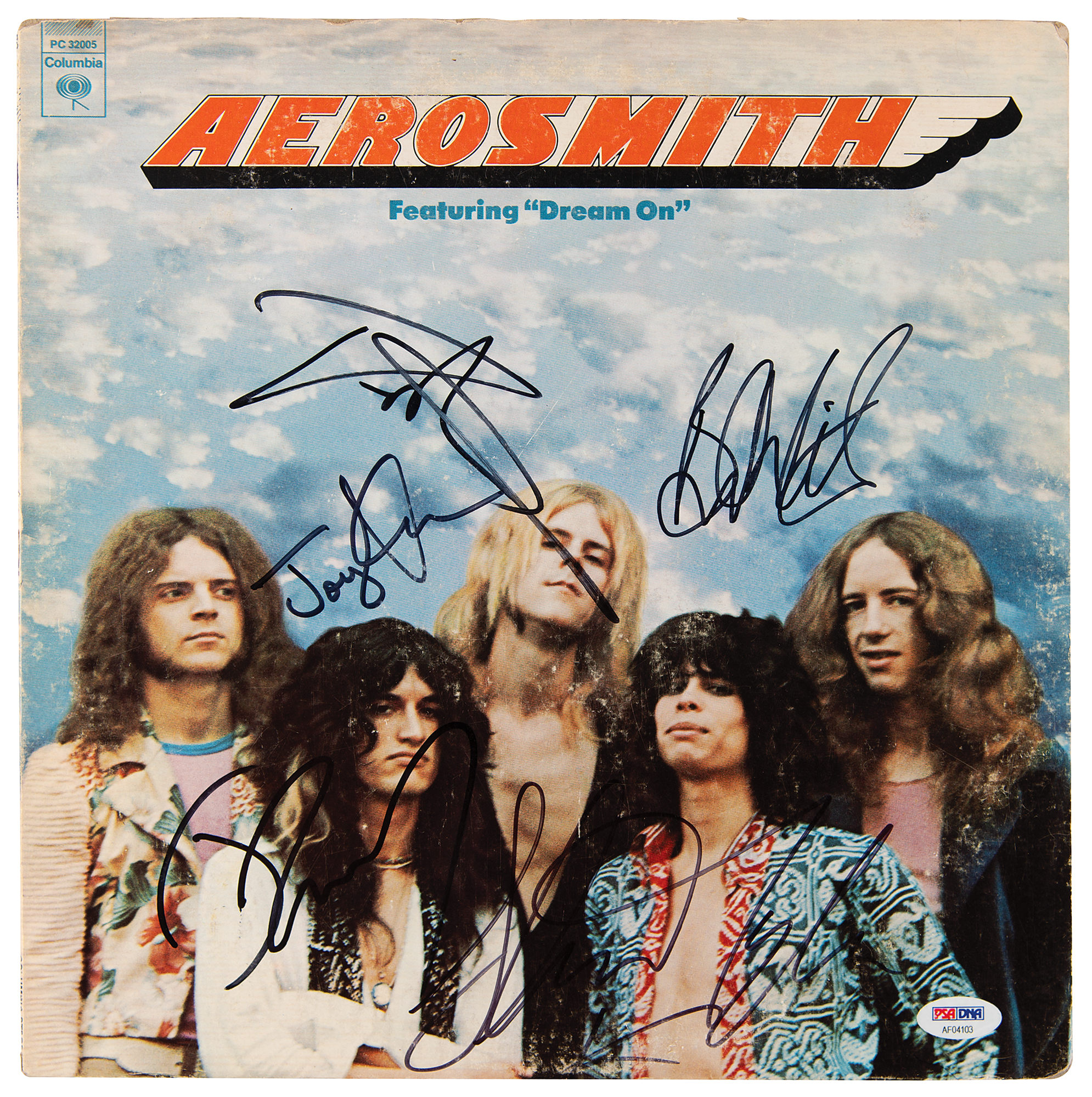 Aerosmith サイン入りCD Aerosmith Signed Album - Self-Titled Debut | RR Auction