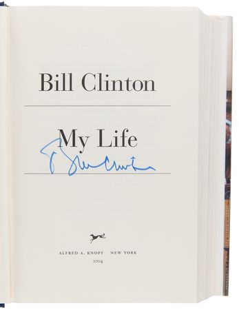 Lot #53 Bill Clinton Signed Book - My Life - Image 4
