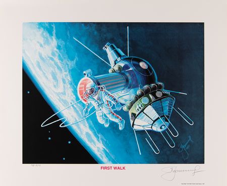 Lot #463 Alexei Leonov Signed Print - Image 1