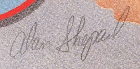 Lot #467 Mercury Astronauts Signed Print - Image 2