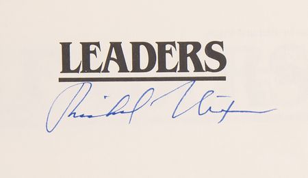 Lot #97 Richard Nixon Signed Book - Leaders - Image 2