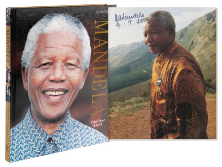 Lot #296 Nelson Mandela Signed Book - Mandela - Image 1