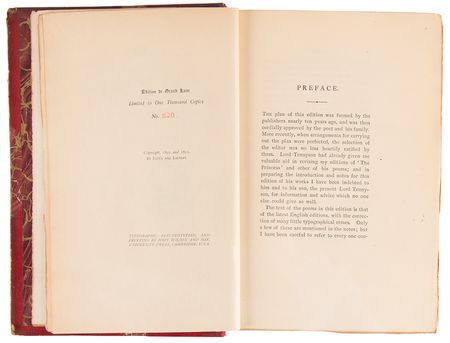 Lot #618 Alfred Lord Tennyson 12-Volume Collection of Published Works - Image 3