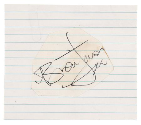 Lot #724 Rolling Stones: Brian Jones Signature