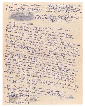 Lot #568 Ernest Hemingway Autograph Letter Signed