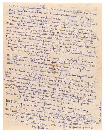 Lot #568 Ernest Hemingway Autograph Letter Signed on Health, Bullfights, and Work: 
