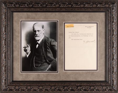 Lot #205 Sigmund Freud Typed Letter Signed - Image 2