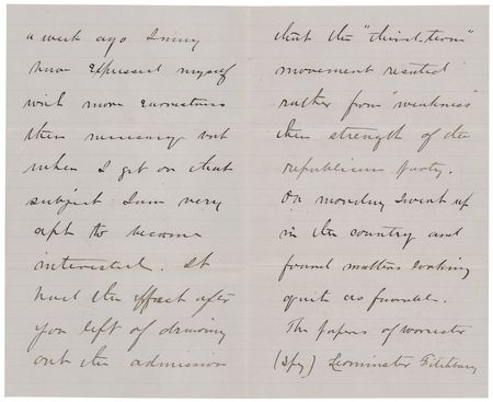 Lot #355 Nelson A. Miles Autograph Letter Signed on 1880 Presidential Election - Image 2