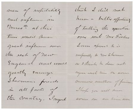Lot #355 Nelson A. Miles Autograph Letter Signed on 1880 Presidential Election - Image 5