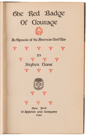 Lot #564 Stephen Crane Letter Signed in The Red Badge of Courage (Second Edition) - Image 5