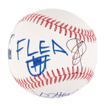 Lot #721 Red Hot Chili Peppers Signed Baseball - Image 1