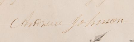 Lot #79 Andrew Johnson Document Signed as President - Image 4