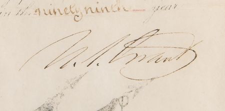 Lot #13 U. S. Grant Document Signed as President - Image 4