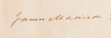 Lot #2 Thomas Jefferson and James Madison Signed Four-Language Ship's Passport - Image 5