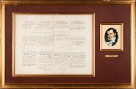 Lot #38 James Buchanan Document Signed as President - Image 1
