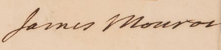 Lot #91 James Monroe Document Signed as President - Image 3