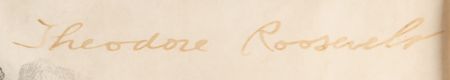 Lot #19 Theodore Roosevelt Document Signed as President - Image 3