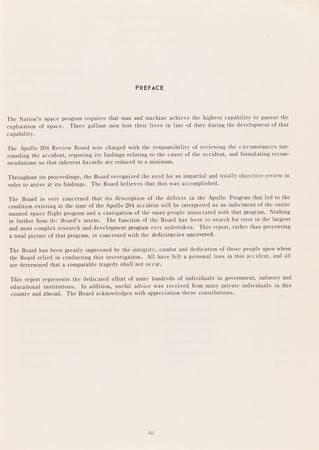 Lot #407 Apollo 1: Report of Apollo 204 Review Board with Appendix Report - Image 2