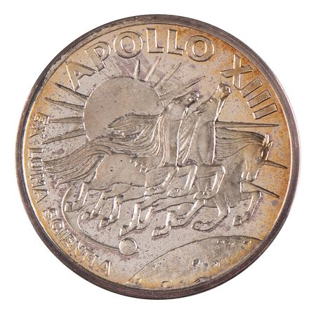 Lot #417 Apollo 13 Medallion [Attested as From the Collection of Jack Swigert] Medallion - Image 1