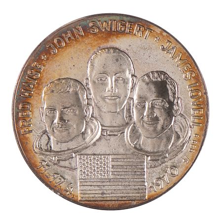 Lot #417 Apollo 13 Medallion [Attested as From the Collection of Jack Swigert] Medallion - Image 2