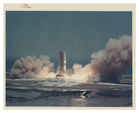 Lot #422 Apollo 16 Original Vintage NASA Photograph Photograph - Image 1