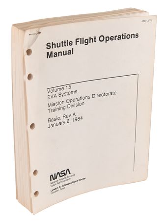 Lot #482 Space Shuttle Flight Operations Manual - Vol. 15, EVA Systems Manual - Image 1