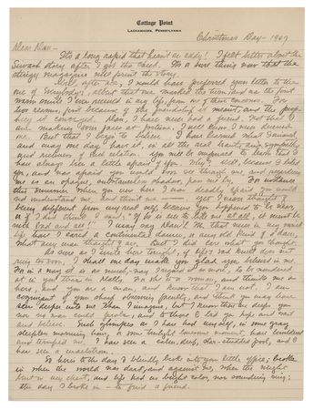 Lot #600 Zane Grey Autograph Letter Signed - Image 2