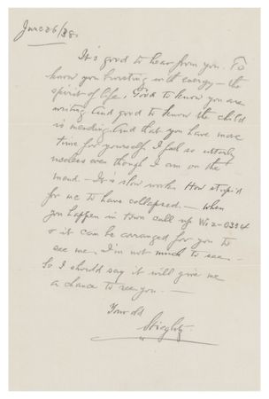 Lot #531 Alfred Stieglitz Autograph Letter Signed