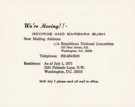 Lot #39 George Bush Typed Letter Signed, Announcing His Move to Washington as Chairman of the RNC - Image 2