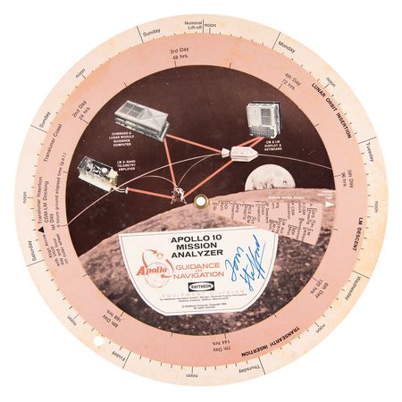 Lot #489 Tom Stafford Signed Apollo 10 Raytheon