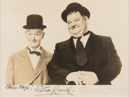 Lot #868 Stan Laurel Signed Photograph - Image 1