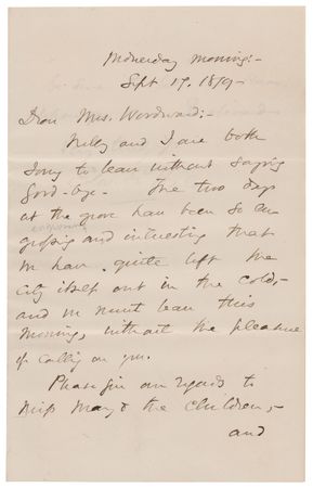 Lot #602 Edward Everett Hale (4) Signed Letters - Image 8