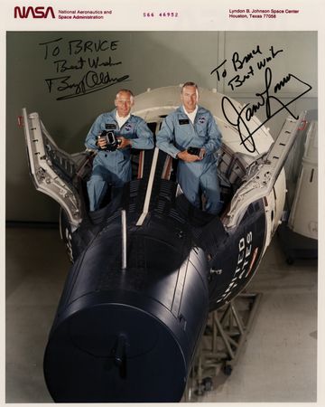 Lot #443 Gemini 12 Crew-Signed Photograph - Image 1