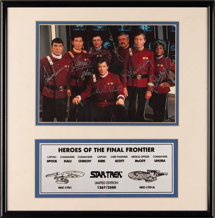 Lot #914 Star Trek Signed Photograph - Image 1