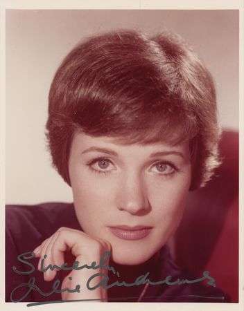 Lot #790 Julie Andrews Signed Photograph