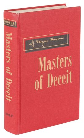 Lot #278 J. Edgar Hoover Signed Book - Masters of Deceit - Image 3